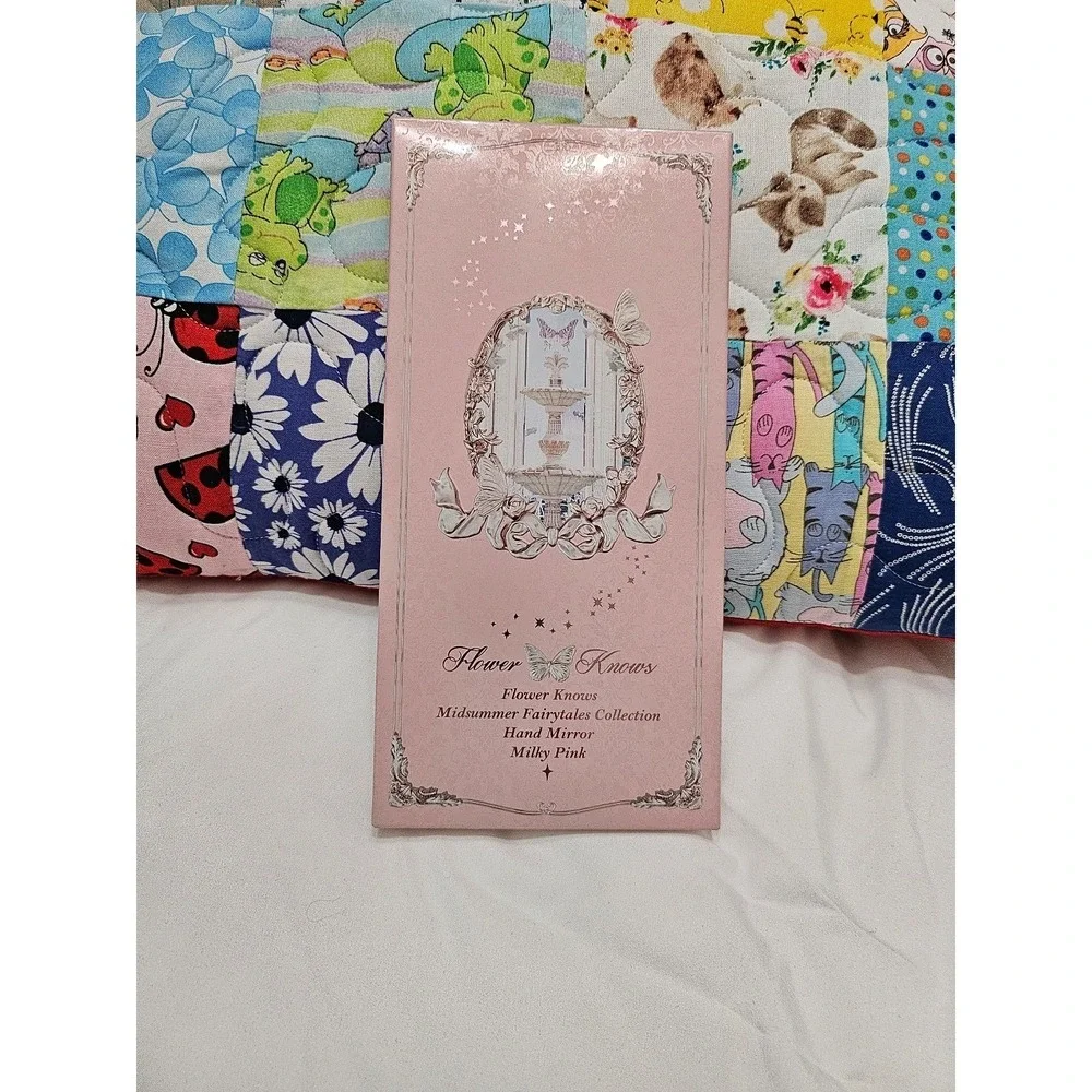 Flower Knows Midsummer Fairytales Hand Mirror (Milky Pink)